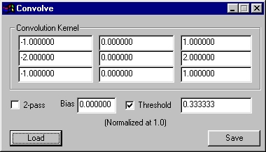 Sobel Edge Detection Settings